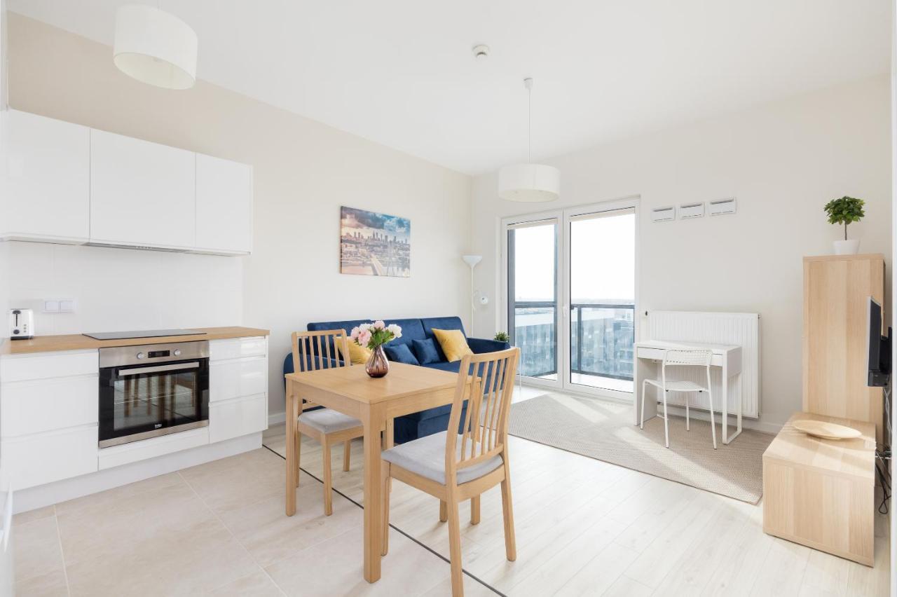 Wola Chic Blue Apartment Warsawa Bagian luar foto