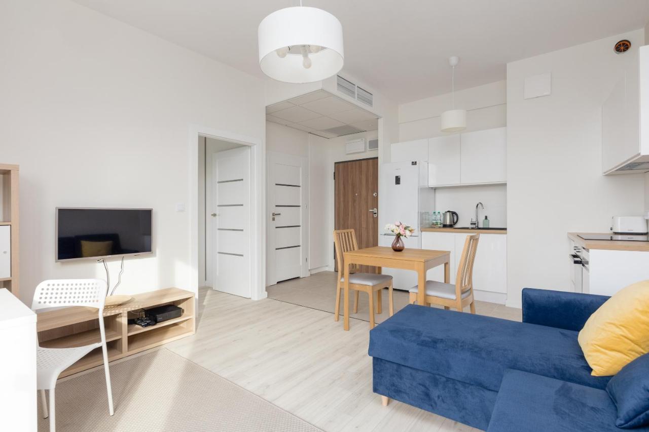Wola Chic Blue Apartment Warsawa Bagian luar foto